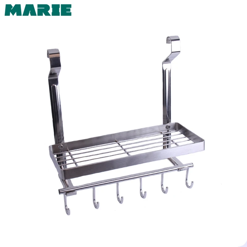 Настенная кухонная полка из нержавеющей стали 304 аксессуары органайзер для