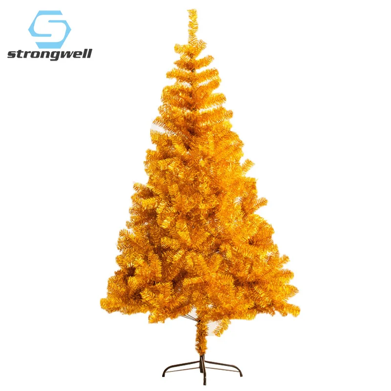 Strongwell шифрование сосновая Золотая Рождественская елка искусственные елочные