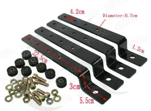 Черные жесткие сумки-седло для багажника со светодиодной подсветкой Yamaha VStar 400 650