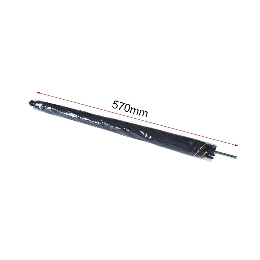 Полупрозрачный зонт со светоотражающим черным серебряным и золотым