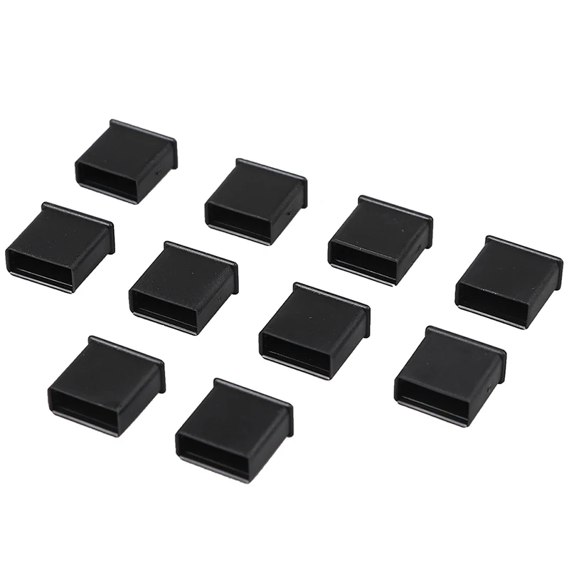 Black 10 шт./лот пластиковый USB Мужской Анти-пыль заглушка Пробка крышка протектор крышки - Цвет: Black