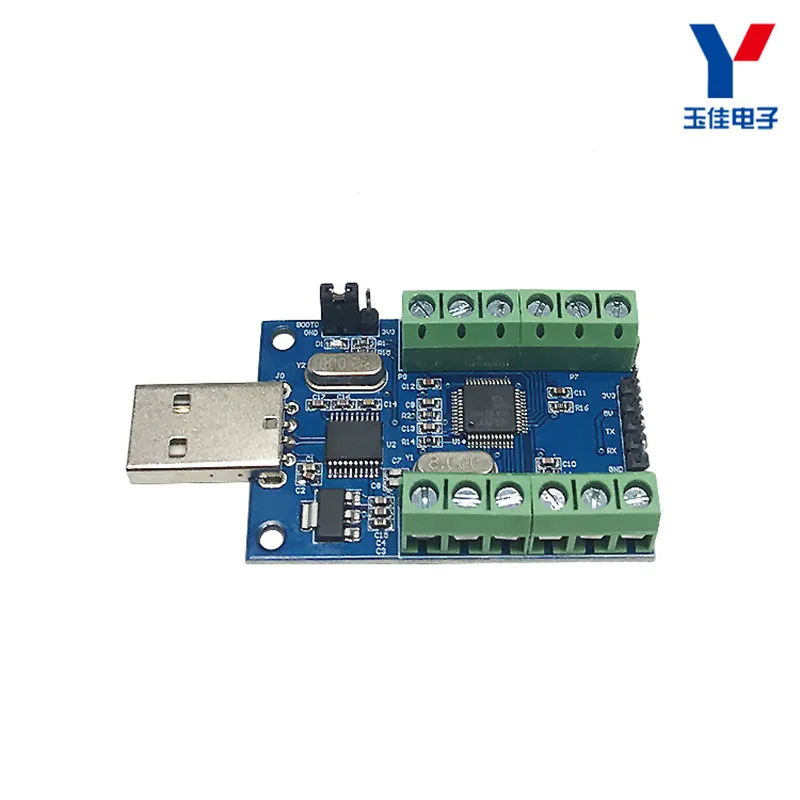USB 10 каналов 12-битный модуль сбора данных STM32 коммуникационная плата интерфейса