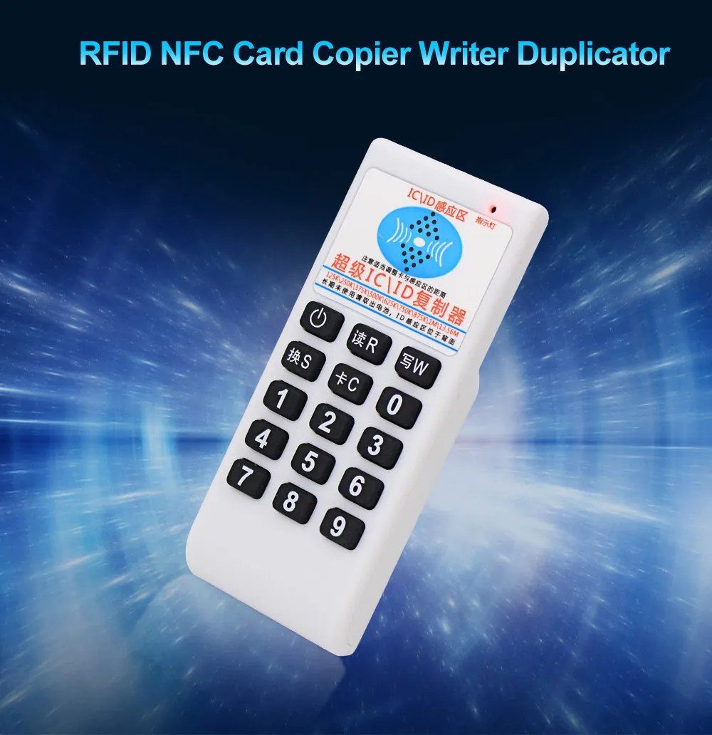 Rfid-дубликатор NFC 13,56 МГц IC/ID Кардридер писатель Cloner 125 кГц программатор копир T5577 брелок перезаписываемый Универсальный идентификатор маркер-карты