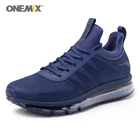Onemix кроссовки с воздушной подушкой Для мужчин воздухопроницаемая комфортная обувь кроссовки для туризма на открытом воздухе Водонепроницаемый EVA для прогулок и бега; Спортивная обувь