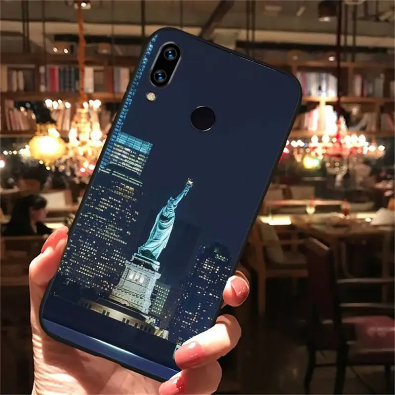 

America New York City landscape Phone Case For Xiaomi Redmi 7 9t a3 9se k20 mi8 max3 lite 9 note 8 9s 10 pro