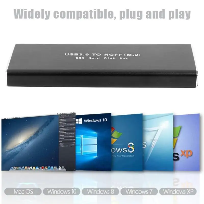 M.2 NGFF на USB3.0 жесткий диск SSD чехол для Micro B адаптер 6 ГБ/сек. корпус жесткого диска
