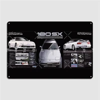 japan 180sx type x catalog brochure large version wood plaque poster wall cave pub garage mural painting wooden sign poster