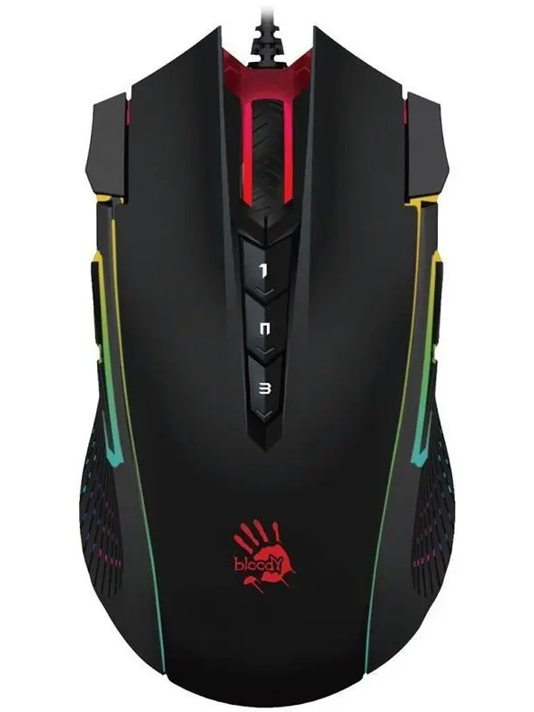 Мышь A4Tech A4 Bloody J90 черный оптическая (5000dpi) USB2.0 (12but) | Компьютеры и офис