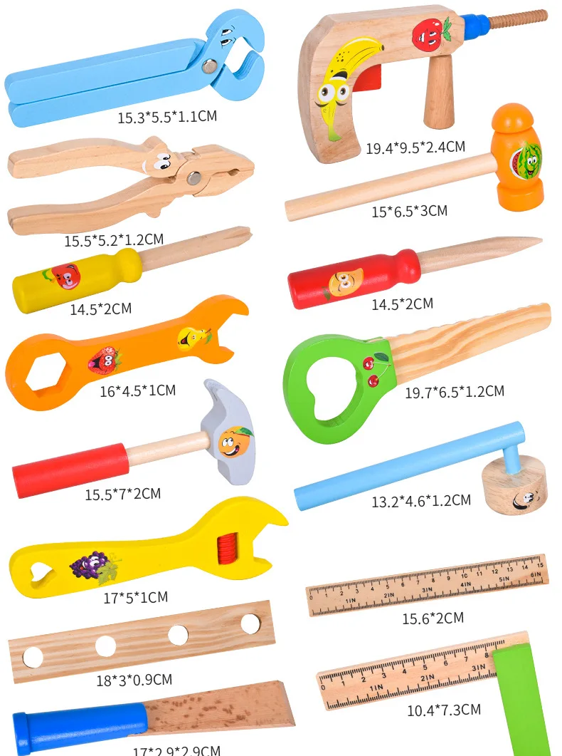 Детский Набор игрушечных инструментов деревянная игрушка ролевые игры детские