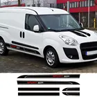 4 шт., автомобильные виниловые наклейки для автомобилей Fiat Doblo