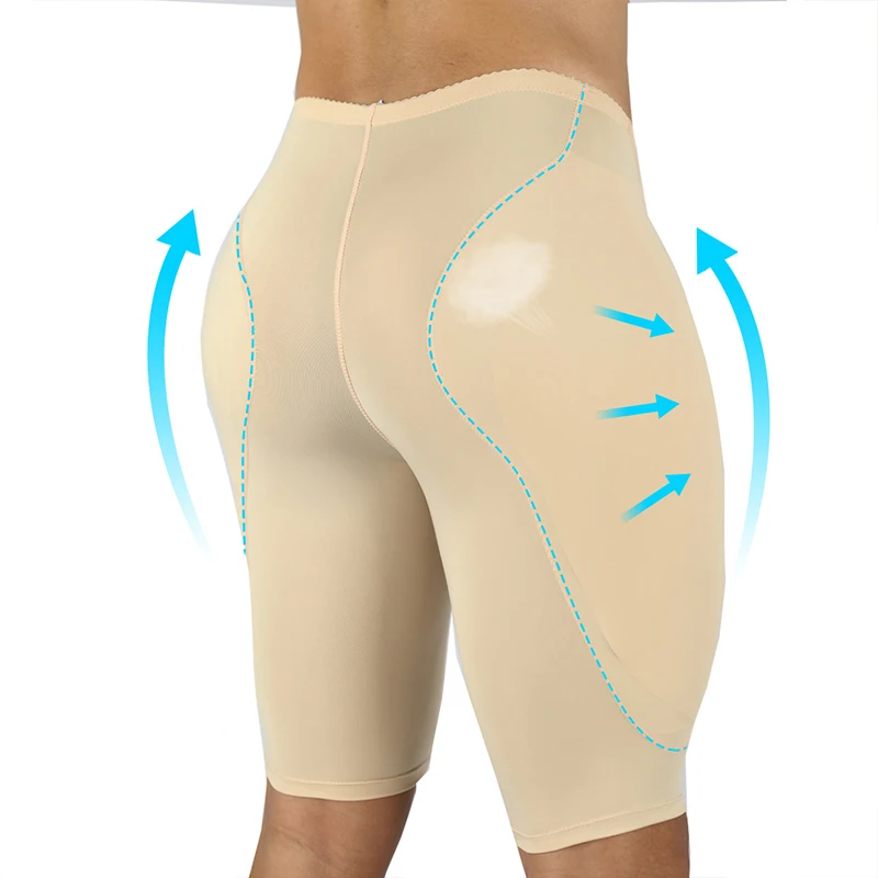 

Men Tummy Control Shorts Waist Slimming Underwear Body Shaper Seamless Belt Girdle Boxer Muscle Thigh Enhancer Control Shapewear