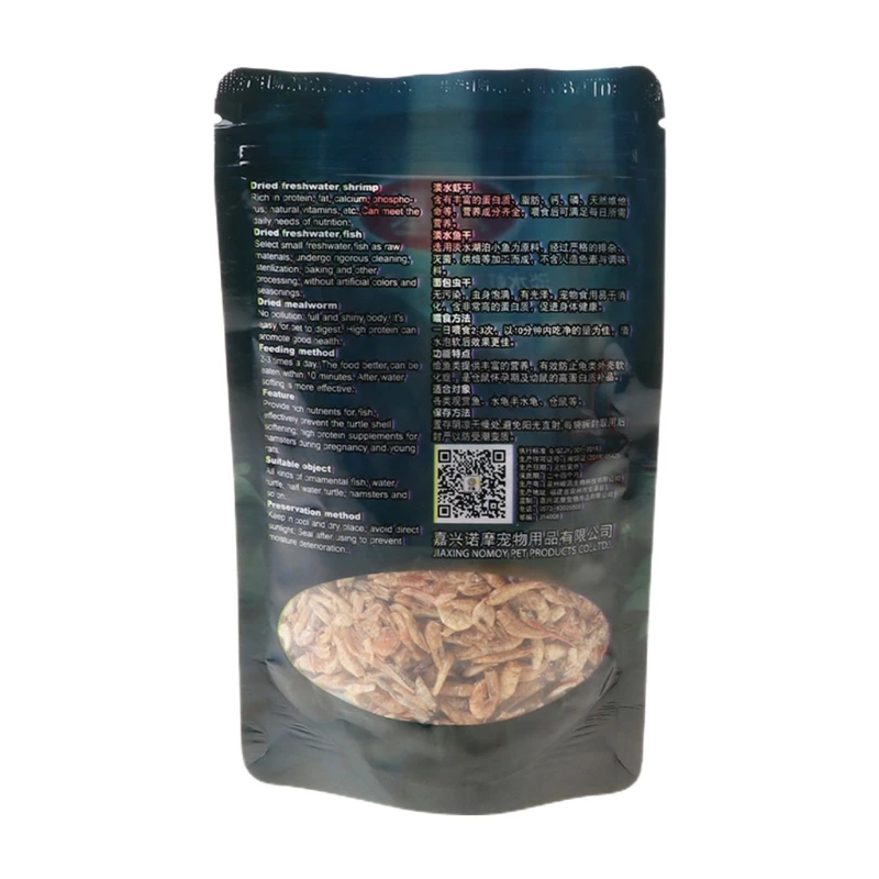 250 ml/bag креветок сухой питательной воды черепаха бразильская черепахи Еда кальций
