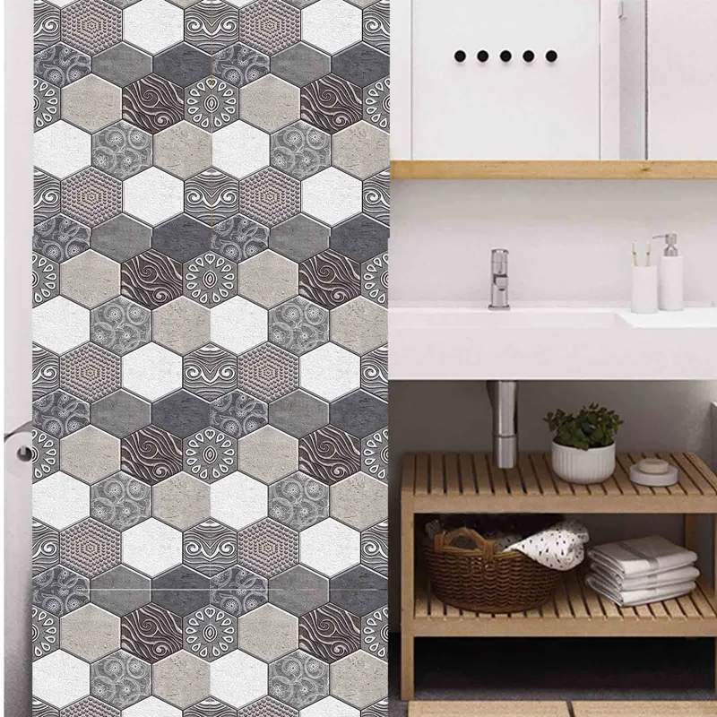 3D-Наклейки для плитки с геометрическим трехмерным рисунком кирпича наклейки