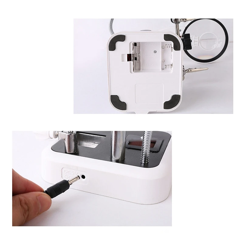 3.5X 5X 8X USB 6 шт. светодиодный настольный светильник световой стол-топ сварки лупа