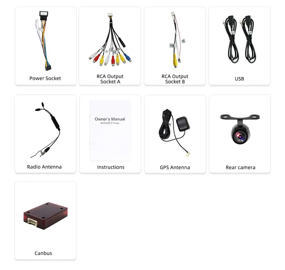 Автомагнитола 4 Гб + 64 ГБ Android 10 0 2 Din автомобильный DVD мультимедийный плеер для Opel