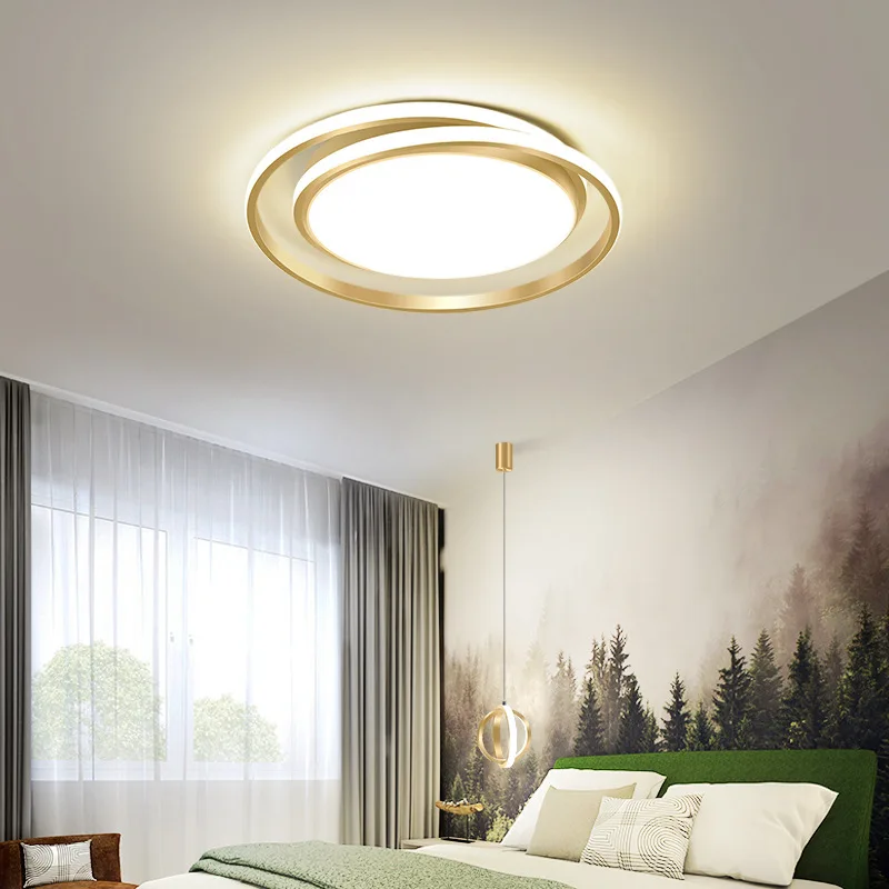 

Nordic Round LED Ceiling Light Modern Livingroom Bedroom Simplicity Ceiling Lamps Fashion Creative Household Lighting Fixture