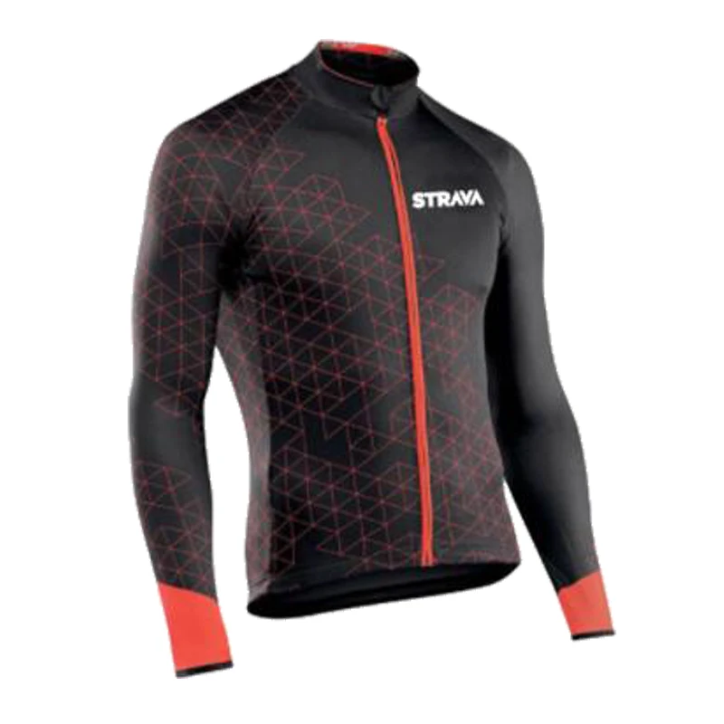 

STRAVA Summer Cycling Jerseys 2021 Racing Bike Jersey Long Sleeve Cycling Shirts MTB Pro Autumn Bicycle Long Sportswear for Men