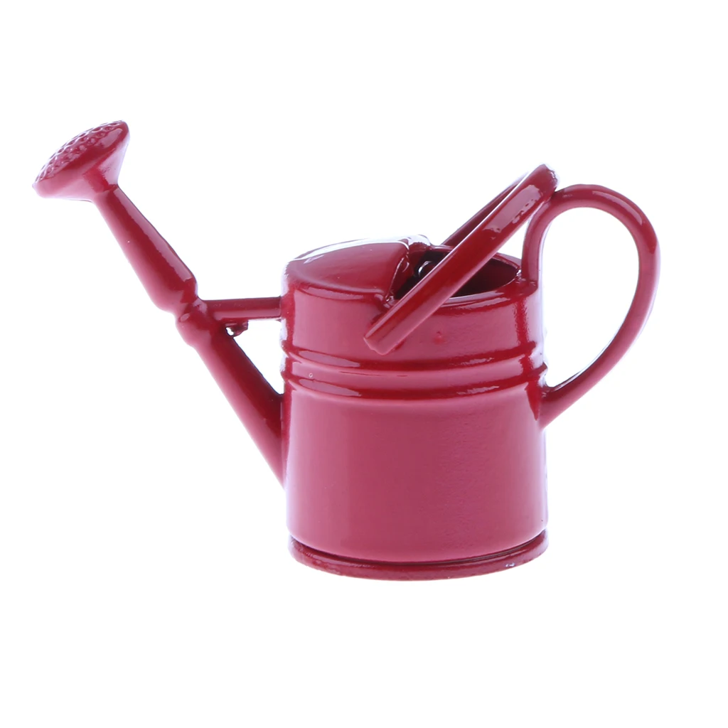 

1/12 Dollhouse Mini Gardening Tools Set - Watering Can + Scissors + Trowel