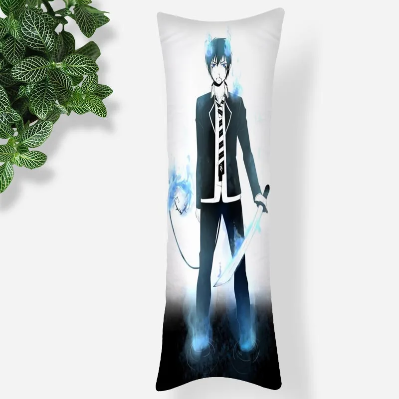 Home Decor Blue Exorcist Anime Body Pillow Case Double-Sided Print Silk Smooth Soft Fabric Cover For Boys Girls Gift 0531 | Дом и сад