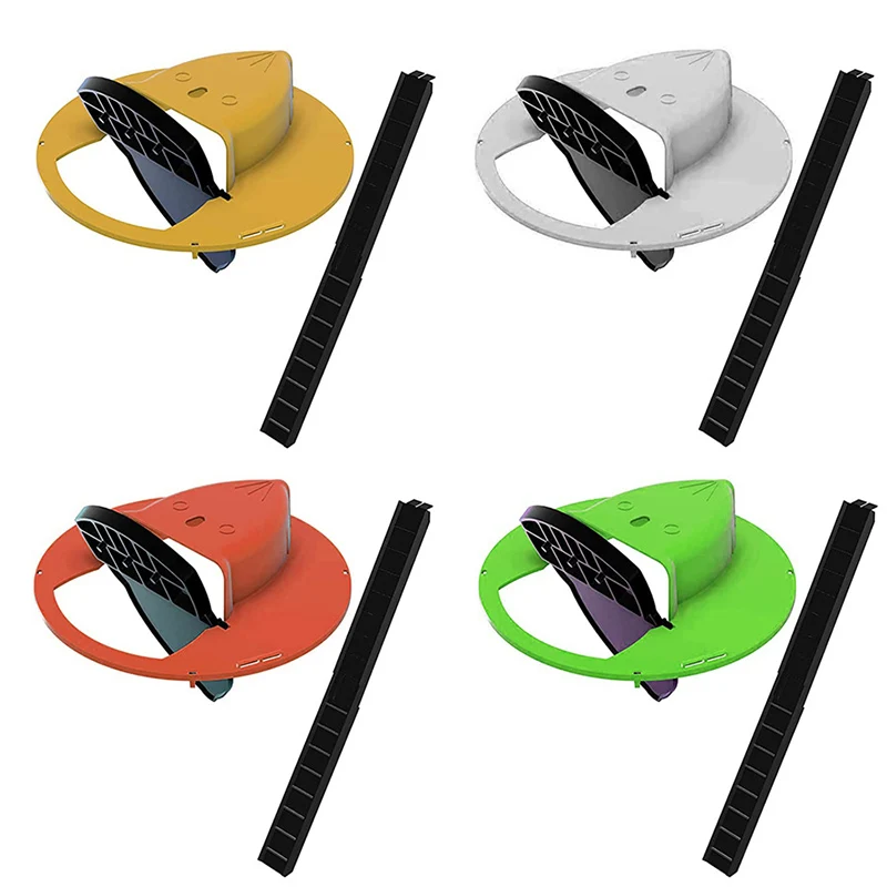 

Bucket Lid Door Style Mousetrap Lethal Trap for Outdoor Indoor Multi Catch Reusable Smart Mouse Rat Trap Plastic Flip N Slide