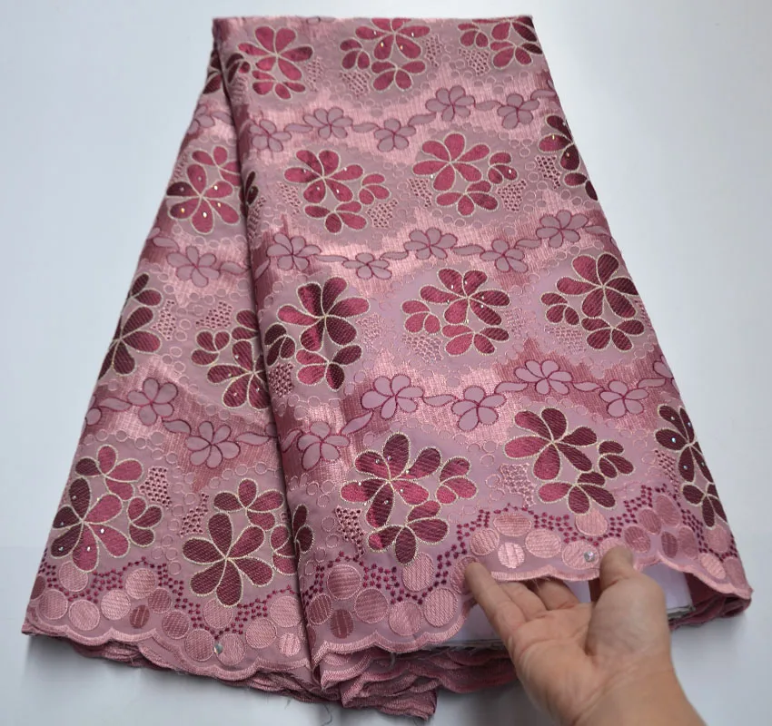 Высокое качество мягкая хлопковая кружевная ткань французское кружево с камнем