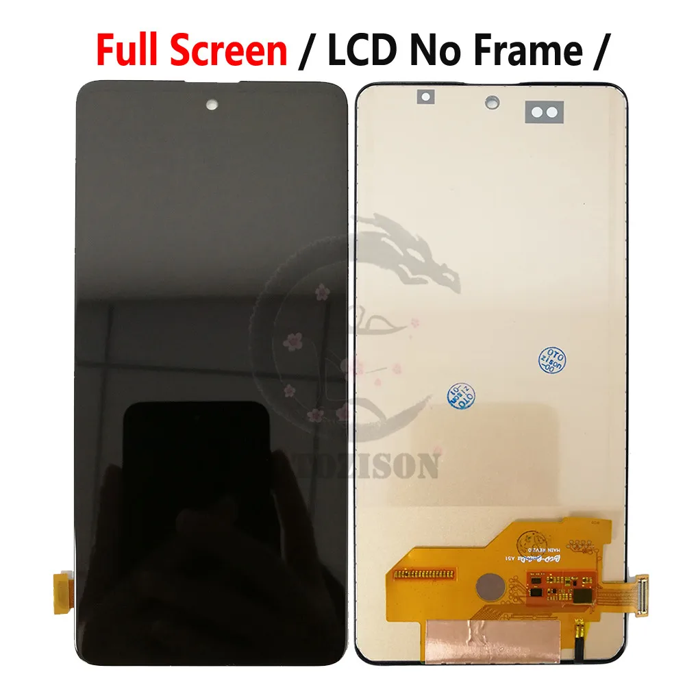Najtaniej Incell LCD Do SAMSUNG Galaxy A51 2019 Ekran A515F Wyświetlacz Z Ramką SM-A515F/DSN SM-A515F/DSM Ekran Dotykowy Digitizer Zgromadzenie