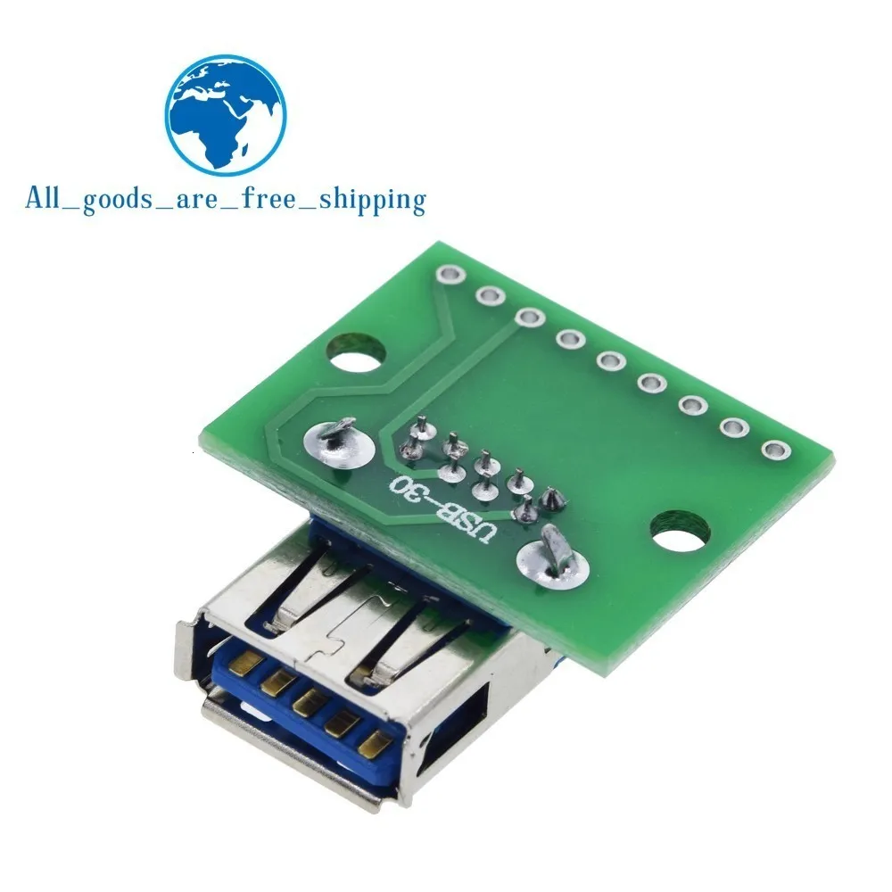 10 шт. USB разъем/MINI MICRO USB для DIP адаптер 2,54 мм 5pin Женский Разъем b Тип USB2.0 Женский PCB конвертер USB-01