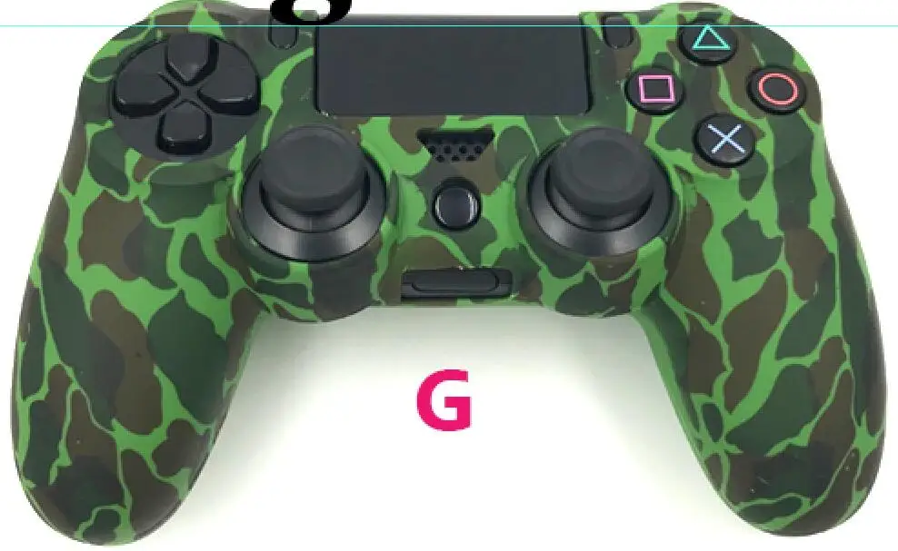 G Силиконовый гелевый мягкий резиновый защитный чехол для Playstation 4 dualshock 4 PS4 Pro Slim контроллер - Цвет: G