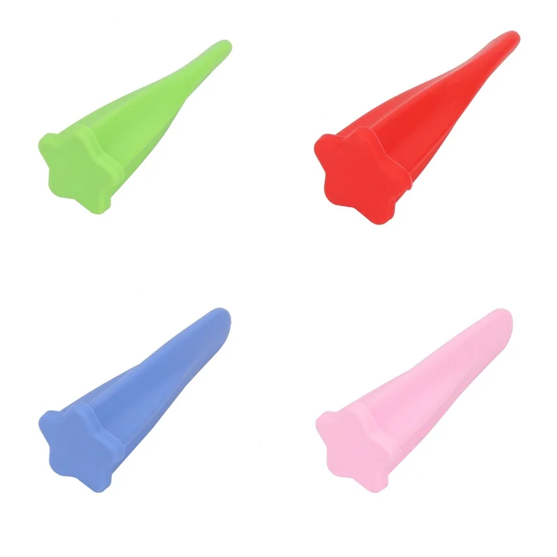 

Ice Cream Mold Reusable Cute Star Pillar Popsicle Mold with Lid Silicone Ice Cream Popsicle Ice Pop Maker Mould DIY Tools