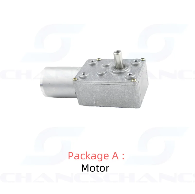 Мотор-редуктор 370WG 12 В постоянного тока 0,6/2/3/6/10 об/мин, Реверсивный, с высоким крутящим моментом