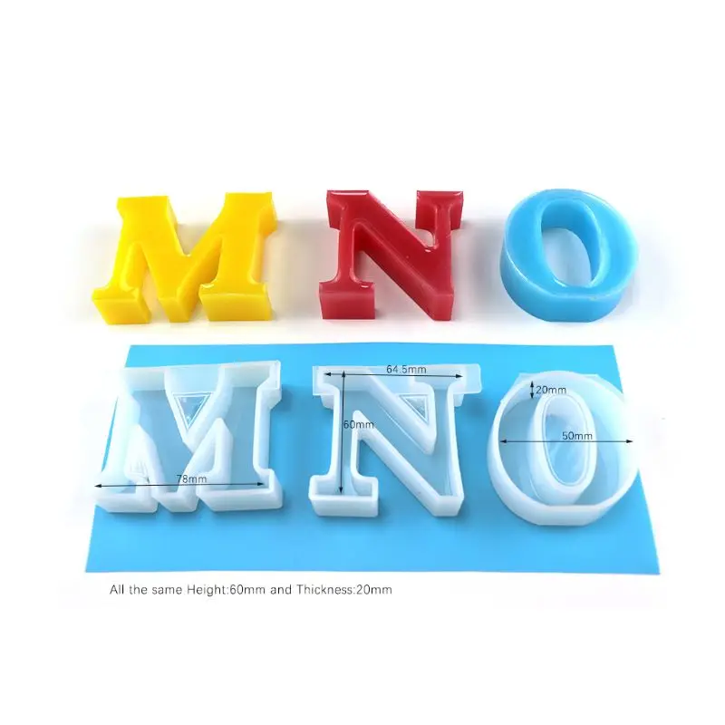 

Flower Invitation Handmade Epoxy Resin Silicone Letters Molds for Jewelry Craft