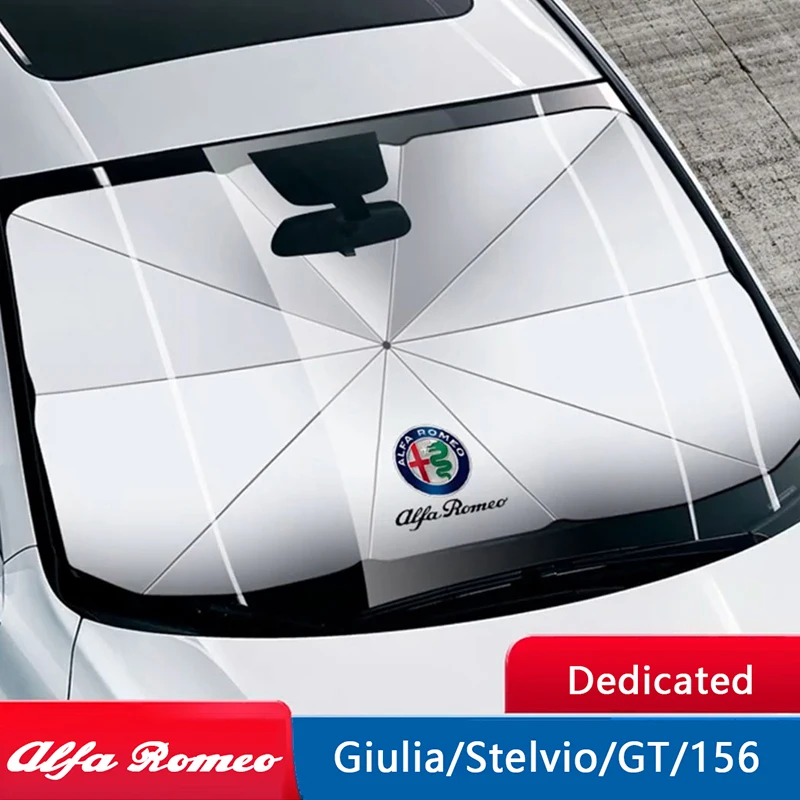 

Car Umbrella Sun Protection Insulation Sun Shade Parasol For Alfa Romeo 156 Giulia Stelvio