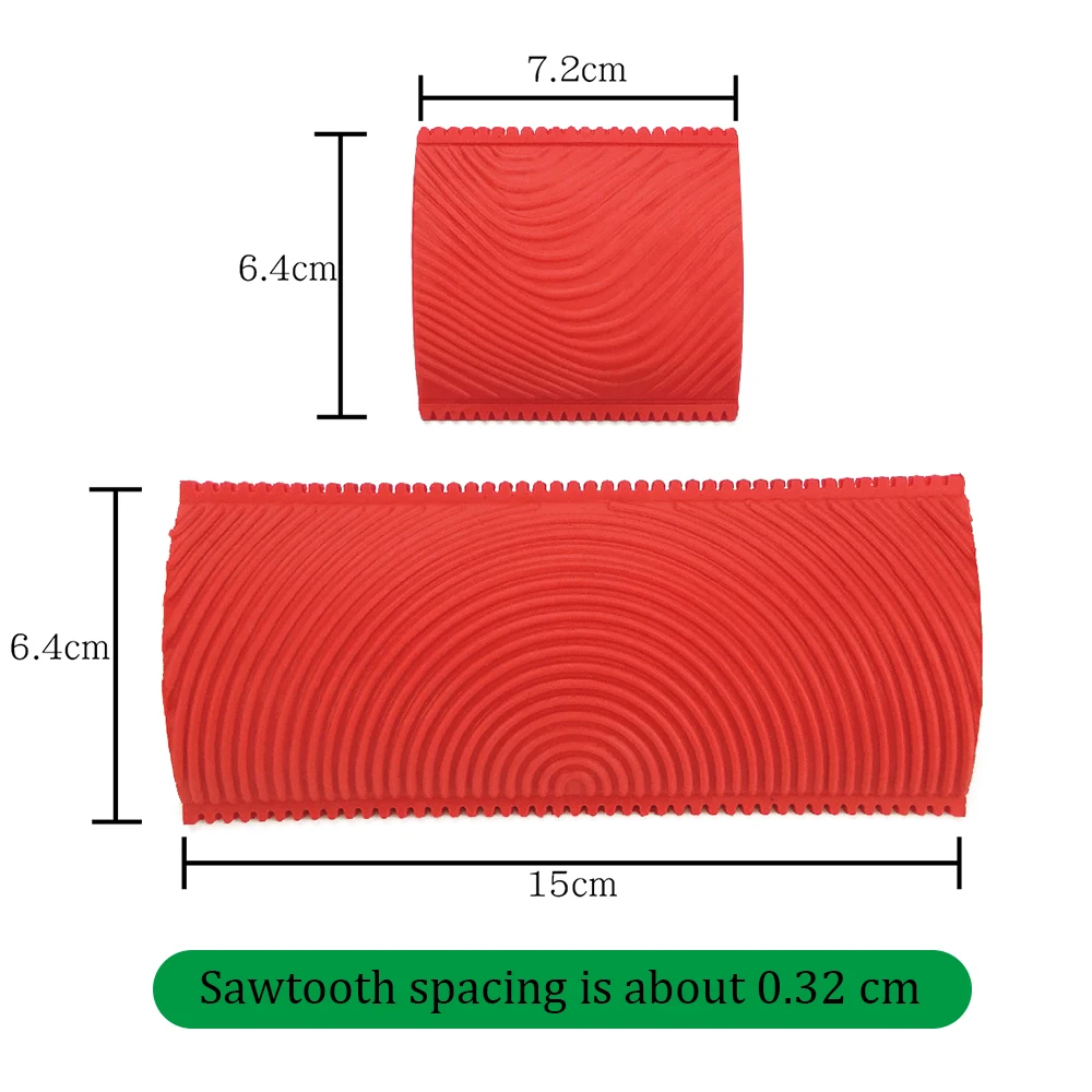 

Imitation Wood Grain Paint Roller Brush Wall Painting Tool Wood Graining DIY Tool Set Wall Texture For DIY Art Painting Tool