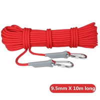 9 5mm diameter 10 meters long professional climbing rope outdoor rescue equipment bundled clothesline high strength safety rope