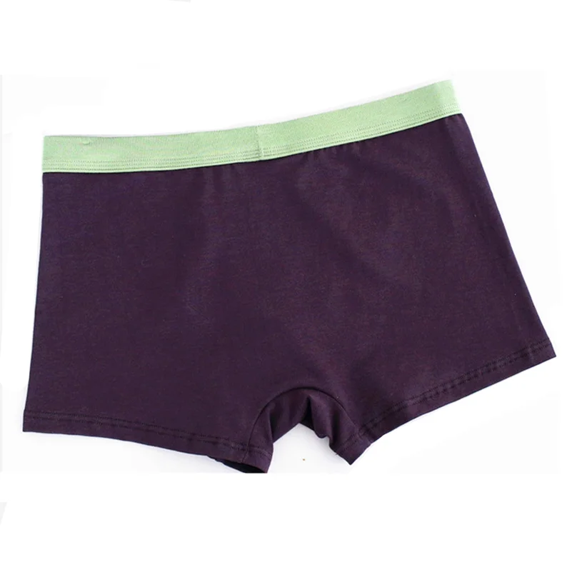 Трусы-боксеры мужские однотонные хлопковые дышащие интимное нижнее белье