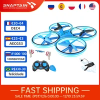 mini drone snaptain sp300 hand operated rc quadcopter long flight time dron easy hand operated drone toy for kids christmas gift