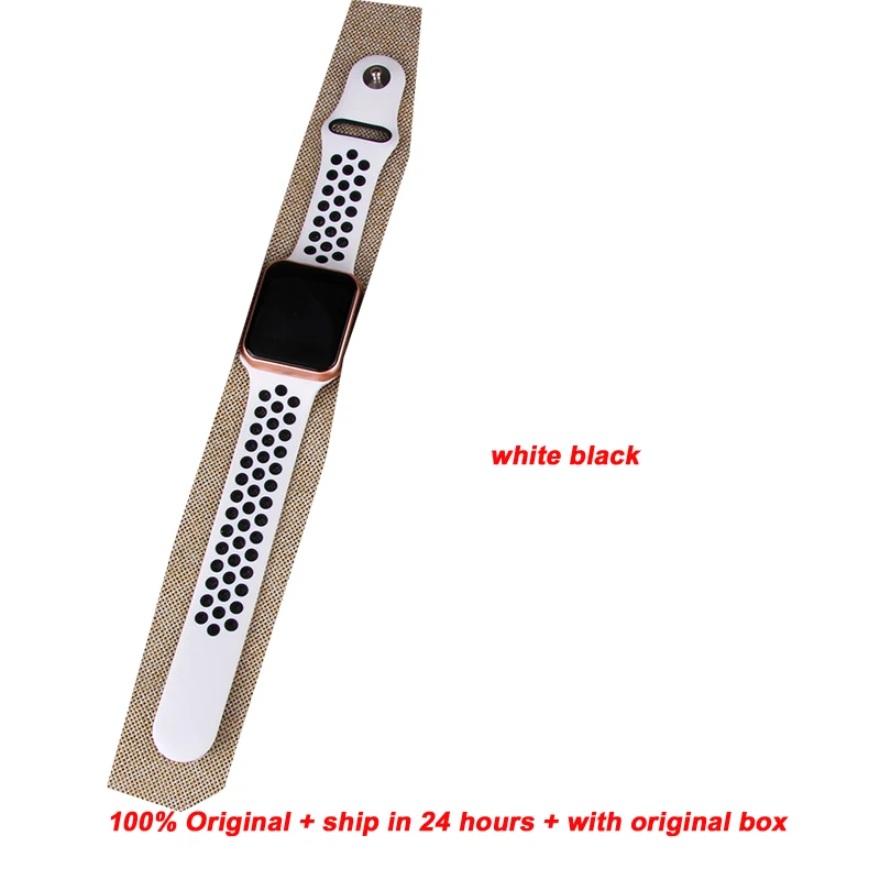 white black Greentiger F8 Bluetooth Смарт-часы пульсометр калории фитнес-трекер будильник IP67 Водонепроницаемый умный Браслет - Цвет: white black