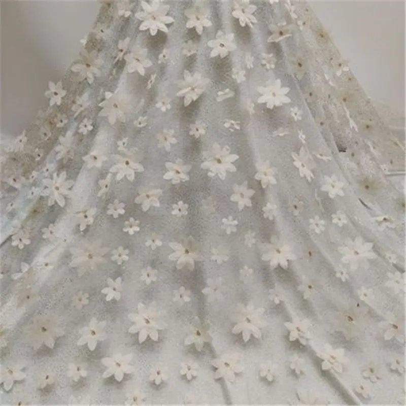 Двухслойная трехмерная Цветочная вышивка с золотым лазером аксессуары для