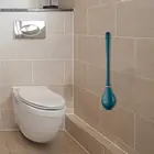 Креативная Автоматическая открывающаяся светящаяся Роскошная силиконовая щетка для туалета, настенный автоматический инструмент для чистки, щетка для туалета