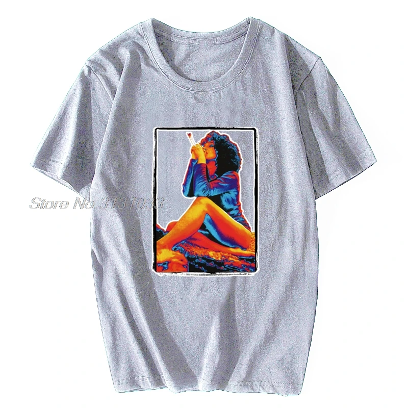 Летняя футболка забавная ретро винтажная Сексуальная Женская Дымчатая на заказ