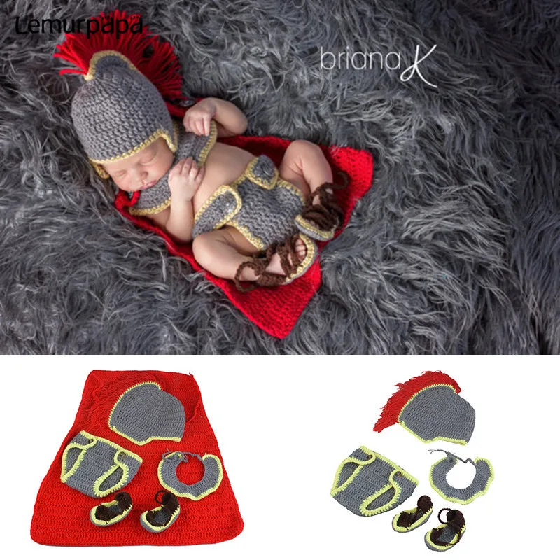 

Newborn Baby Photography Props Bebes Ropa Cosplay Costume Knight Fotografia Suits Photograph Photo Props Photography