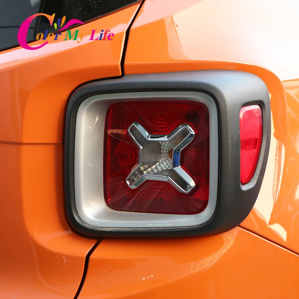 АБС пластик хромированный Автомобильный задний фонарь защитная крышка боковое