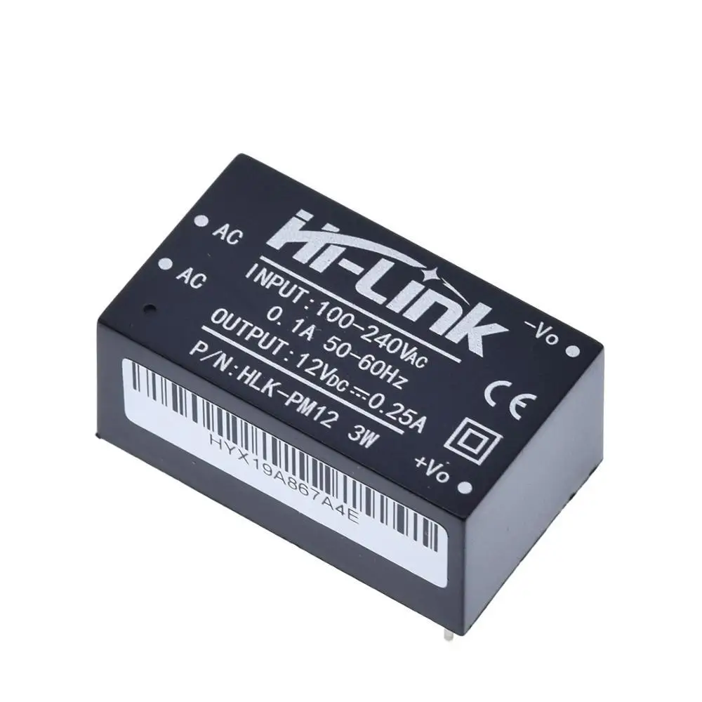 HLK-PM01 HLK-PM03 HLK-PM12 AC-DC 220V 5V/3 3 V/12V Мини источника питания модуль интеллигентая (ый)