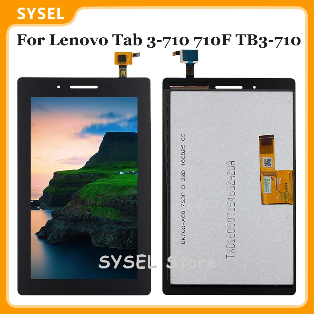 ЖК экран для Lenovo Tab 3 710 710F TB3 Tab3 дисплей сенсорный дигитайзер панель сенсорного