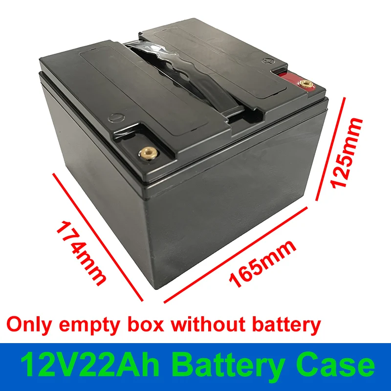 

12V22Ah Battery Case 12V 12.8V 22Ah 24Ah 30Ah LiFePO4 18650 21700 26650 32650 32700 Box for Solar System Energy Storage Battery