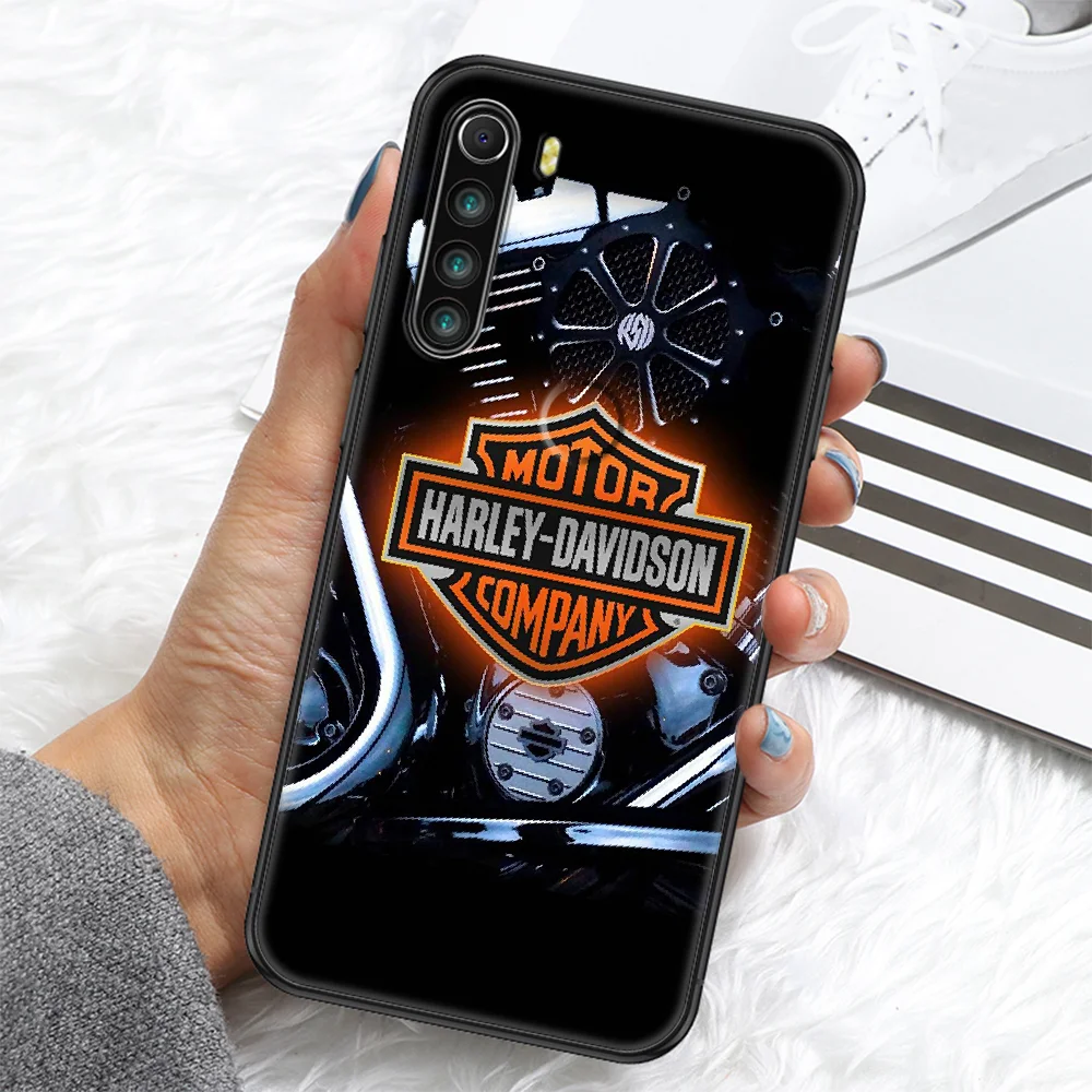 

Harley Motorcycle Davidson Phone case For Xiaomi Redmi Note 7 7A 8 8T 9 9A 9S 10 K30 Pro Ultra black trend shell art back tpu
