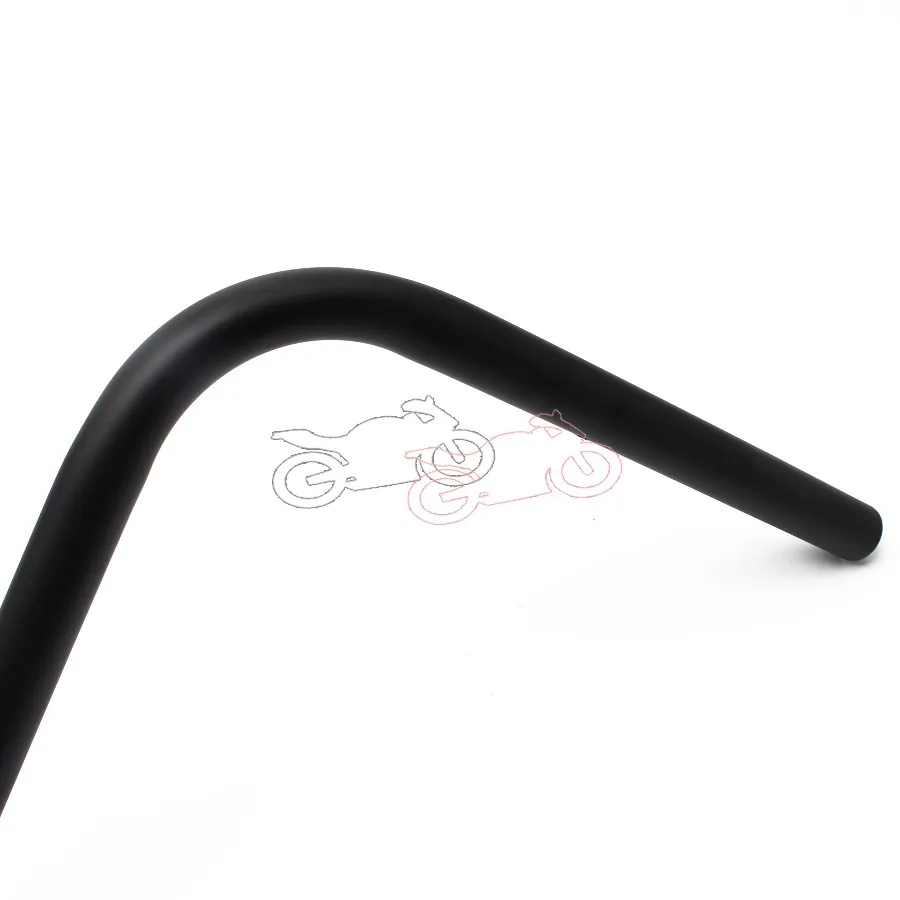Мотоцикл 1 &quot25 мм Ape Bar повернутые назад рукоятки хром/черный для Kawasaki Honda Yamaha Suzuki