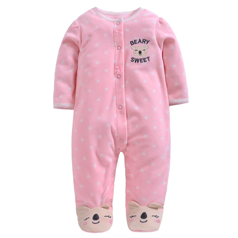 2019 детские комбинезоны из флиса на осень и зиму пальто для младенцев одежда