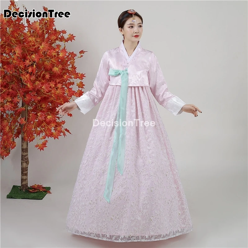 

2022, корейский традиционный свадебный костюм hanbok для женщин, Дворцовое корейское платье hanbok, этнический костюм, Оригинальная одежда