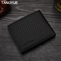 slim leather mens wallet male small mini design bag leather thin luxury brand card coin purse for men wallets portomonee heren